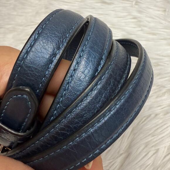 COACH Blue Metallic Replacement Crossbody Strap - Picture 5 of 9